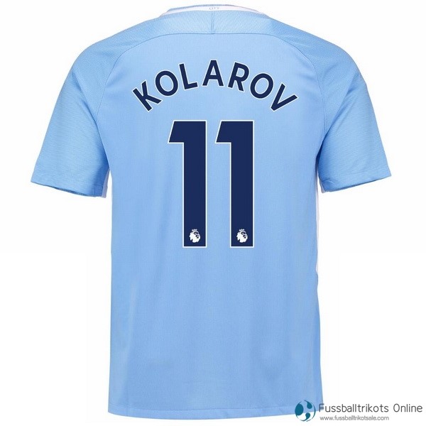Manchester City Trikot Heim Kolarov 2017-18 Fussballtrikots Günstig